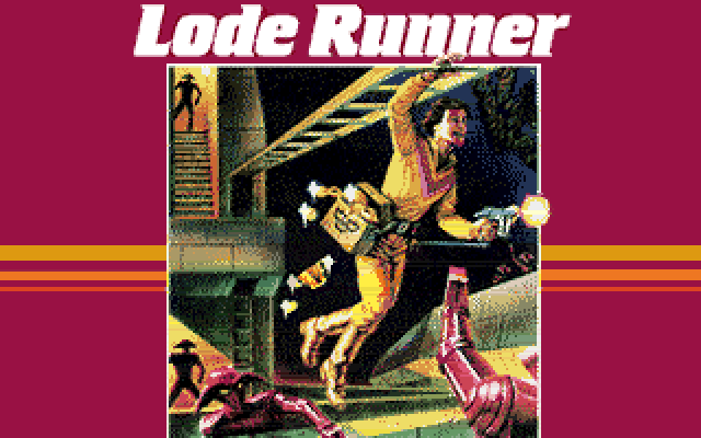 Lode Runner, Super Hi-Res box art from Total Replay